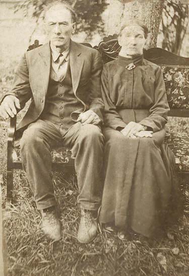 Euphemia Allyfair Chambers Christian and Thomas C. Christian of Tazewell County circa 1910
